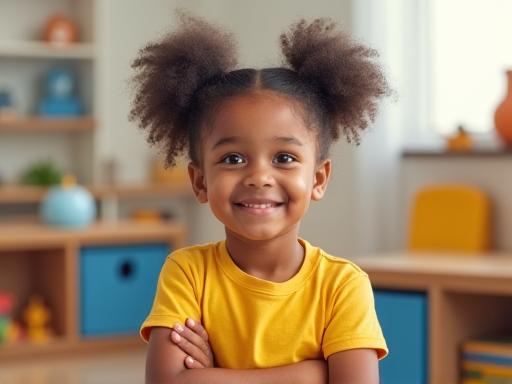 Niño desarrollando confianza emocional